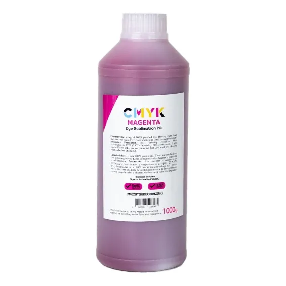 Tintas Para Sublimar Cmyk - Blue Heat - 1 Litro - 1 Pieza Tinta Magenta