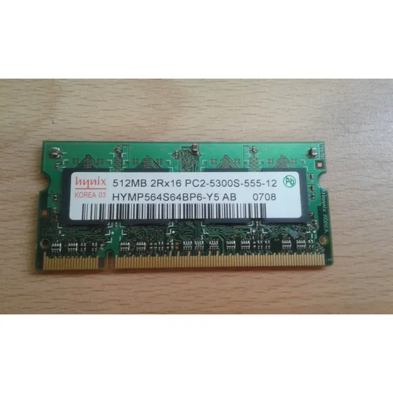 Memoria  Laptop 512mb Pc2-5300  (nes148) 