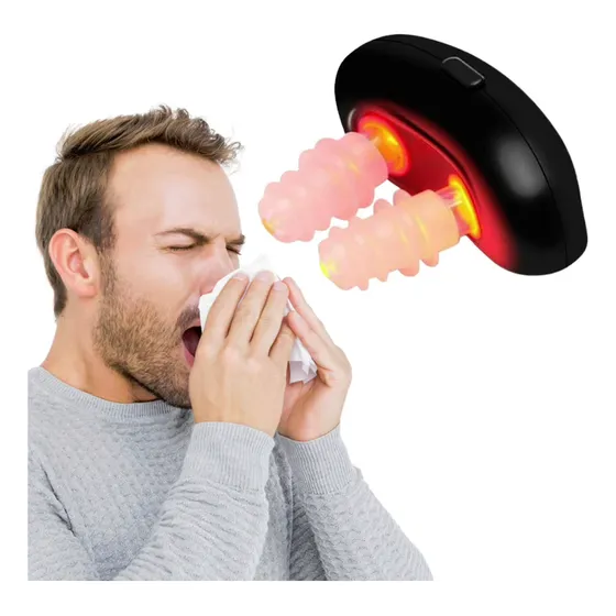 Dispositivo Terapia Nasal Luz Roja Inalámbrica Alivia Riniti