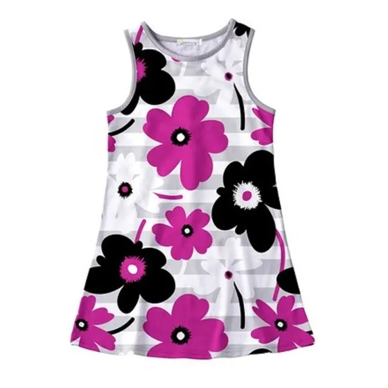 Vestido Casual Niña Tallas 4-6-8 Corto