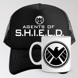 Gorra Black Unisex Y Taza 11oz Agents Of Shield Gorra Black Unisex Y Taza 11oz Agents Of Shield