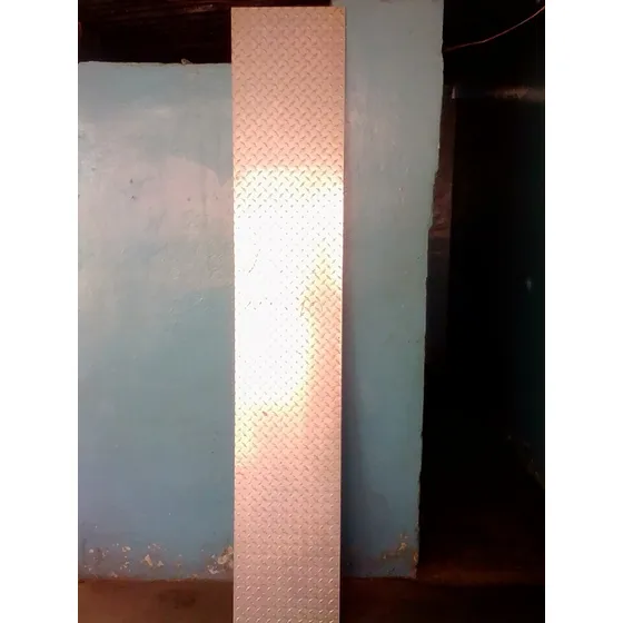 Lamina De Aluminio Estriada 2mm 2.40x40