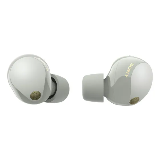 Auriculares Bluetooth Inalámbricos Sony Wf-1000xm5 Nc Color Plateado Luz Blanco