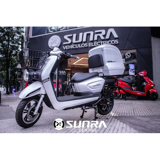 Scooter Sunra Caguu Electrica Caja Termica + Casco / E