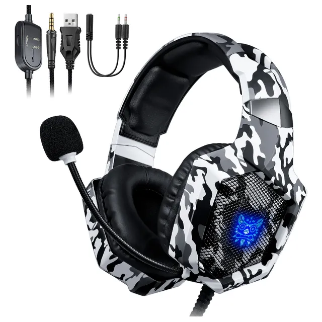 Audifono Onikuma K8 Gamer Con Micrófono Para Pc, Ps4, Ps5