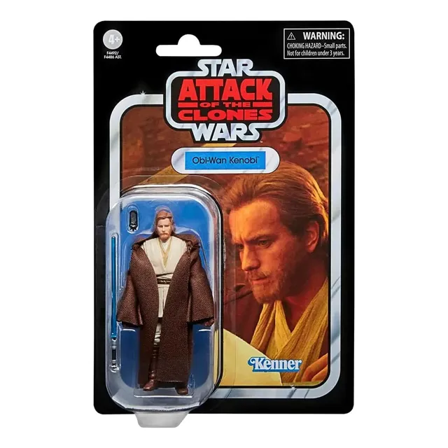 Figura Articulada Retro Obi-wan Star Wars Attack Of Clones