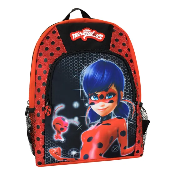 Mochila Miraculous Ladybug Para Niños, Color Rojo, Mercancía
