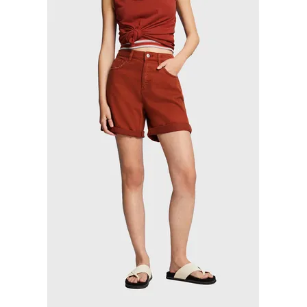 Short De Mezclilla Con Dobles Mujer Esprit 043ee1c308