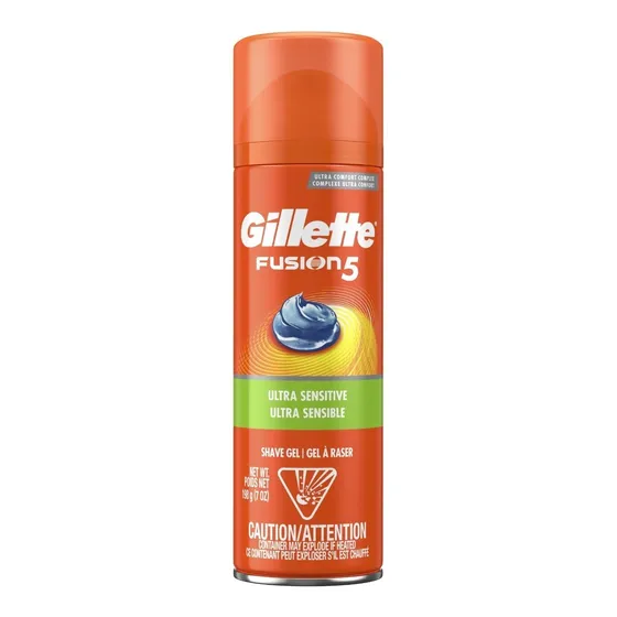 Gel Afeitar Gillette Fusion5 Ultra Sensitive 198g Cincinnati