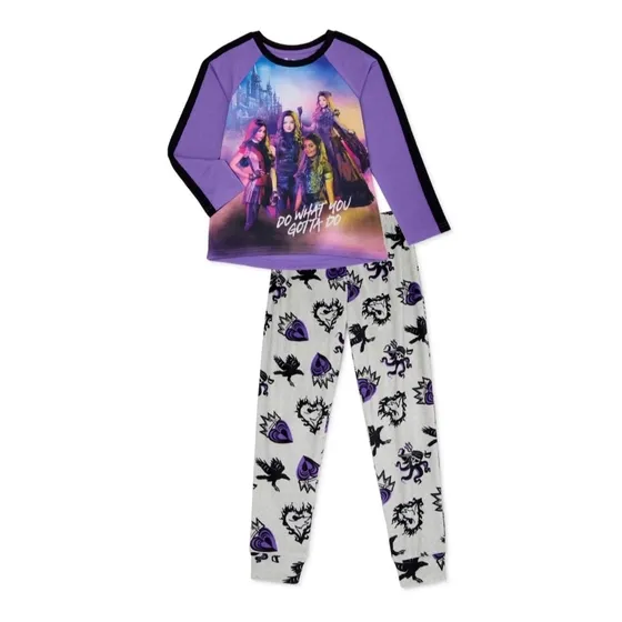 Disney Chicas Descendantes Pijama De 2 Piezas Para Niñas