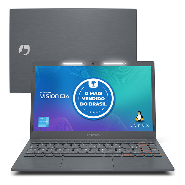 Notebook Positivo Vision C14 Lumina Bar Celeron 4gb 256gb Emmc Tela 14 Polegadas Hd Antirr... Notebook Positivo Vision C14 Lumina Bar Celeron 4gb 256gb Emmc Tela 14 Polegadas Hd Antirr...