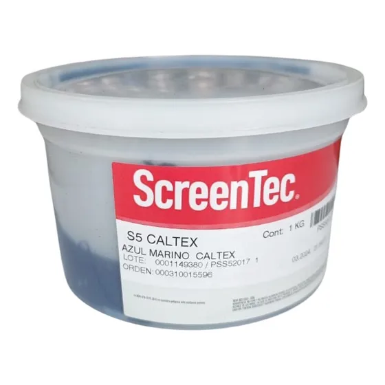 1 Kg Azul Marino  Caltex Tinta Serigrafia Sanchez