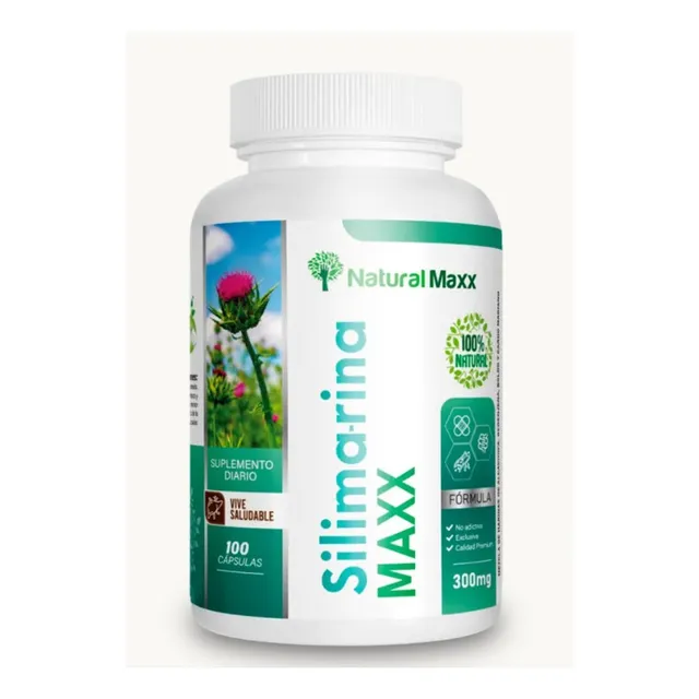 Silimarina 300mg Naturalmax Salud Hepática 100 Capsulas