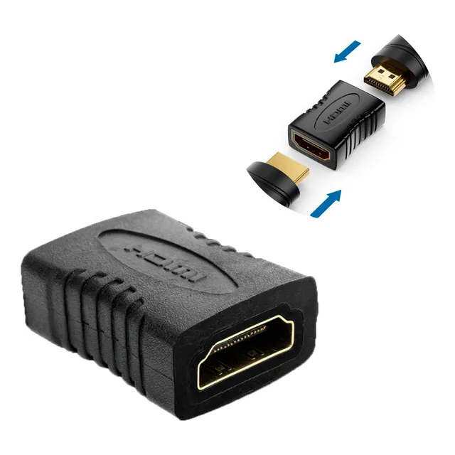 Conector Cople Hdmi Hembra A Hembra Une Dos Cables Hdmi