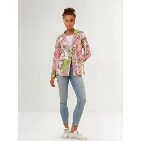 Chaqueta Blazer Dama Rocco Rebel J520476 Talles Del S Al 2xl