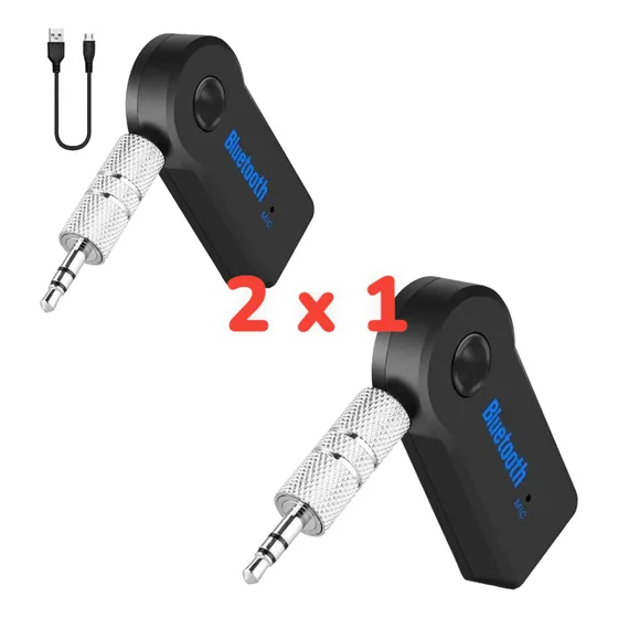 Adaptador Receptor De Musica Audio Bluetooth Auxiliar Carro
