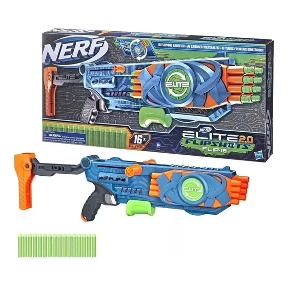 Nerf Elite 2.0 Flipshots Flip-16 Incluye Dardos Hasbro