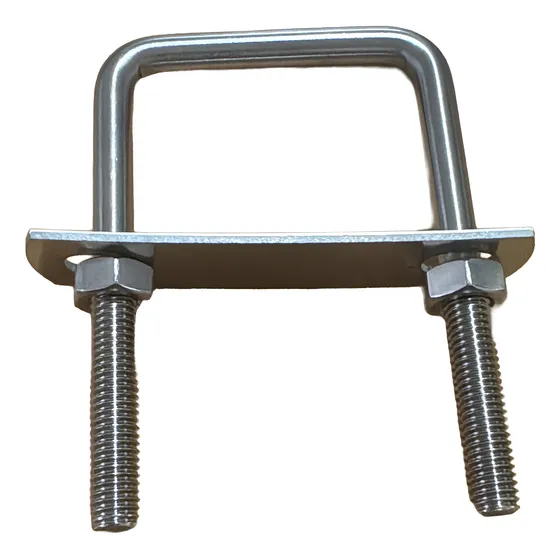 Abrazadera Para Ptr De 2  De Acero Inoxidable Plata