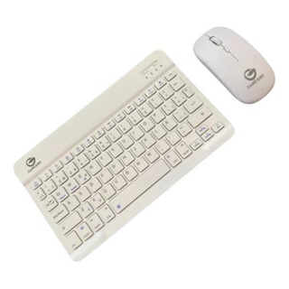 Teclado Recargable Mouse Kit Blanco Pequeño Keyboard Mini Teclado Recargable Mouse Kit Blanco Pequeño Keyboard Mini