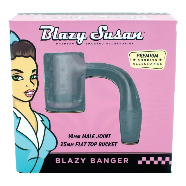 Banger De Cristal Blazy Susan De 14mm - Diseño De Cuarzo