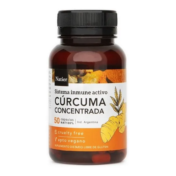 Cúrcuma Concentrada Natier 50 Capsulas