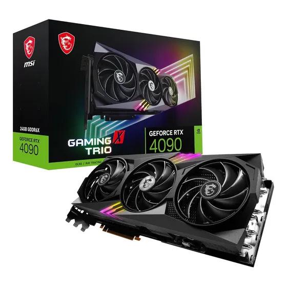 Msi Geforce Rtx 4090 24gb Gddr6x Nvidia Gaming Trio