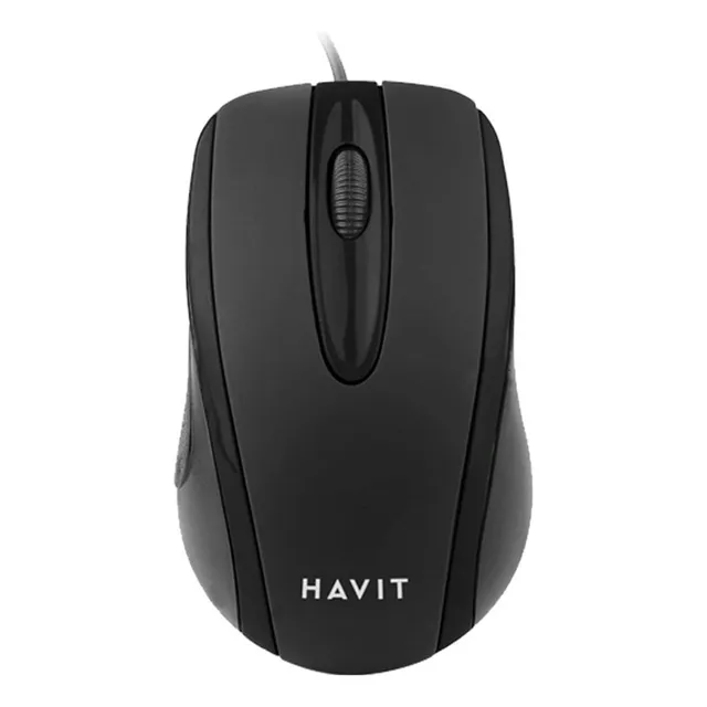 Mouse Óptico Alámbrico Havit Ms753 Negro