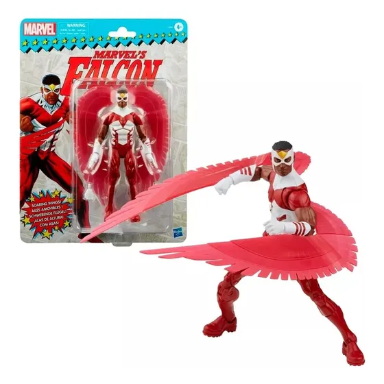 Hasbro Marvel Legends Falcon Clásico - Figuras De Acción