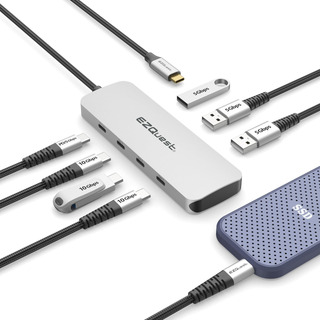 Ezquest Usb C Hub Docking Station 7 En 1 Con 3 Puertos Usb C Ezquest Usb C Hub Docking Station 7 En 1 Con 3 Puertos Usb C