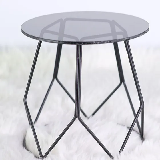 Fwefwr Mesa De Comedor Moderna De Vidrio De 1/6 Pulgadas,