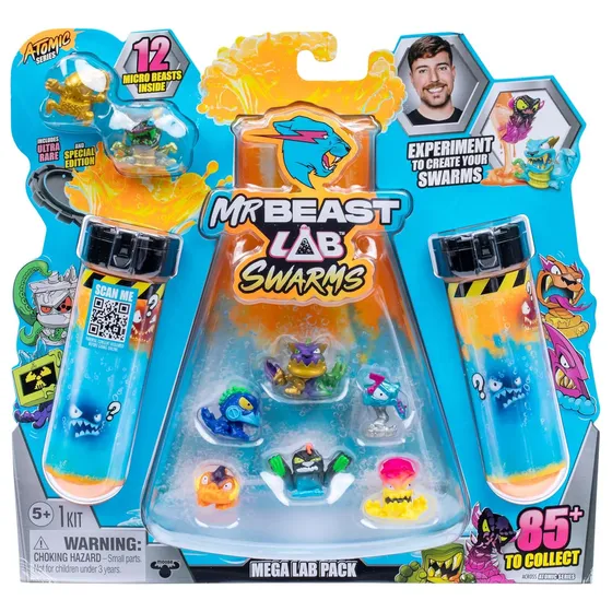 Mr. Beast Lab Swarms Test Tube Mixed (12 Pack) - 1