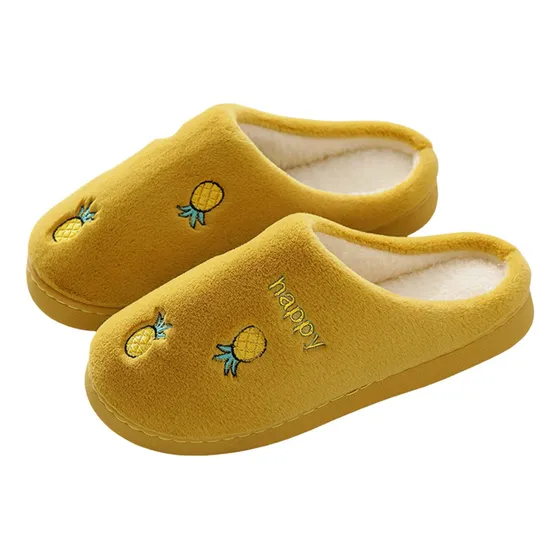 Linda Pantufla Calida Fruta Para Mujer Hombr Casa Invierno