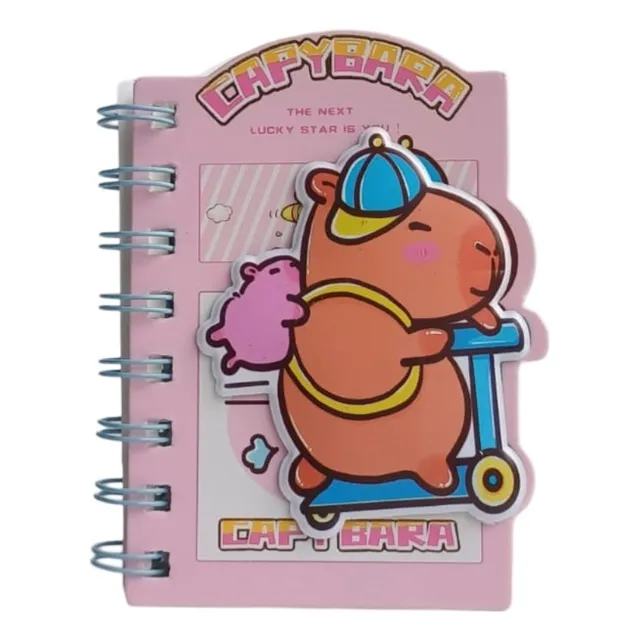 Libreta Capibara Con Relieve Mini Libreta