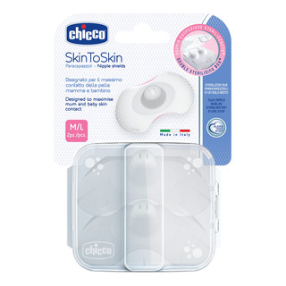 Chicco Pezoneras Skin To Skin Tamaño Mediano/grande Chicco Pezoneras Skin To Skin Tamaño Mediano/grande
