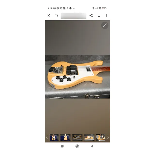 Bajo Rickenbacker 4001 V 63