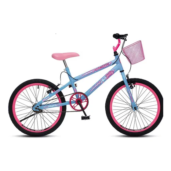 Bicicleta Colli Jully Aro 20 Aero 36 Raias Cor AZUL CHAMPANHE