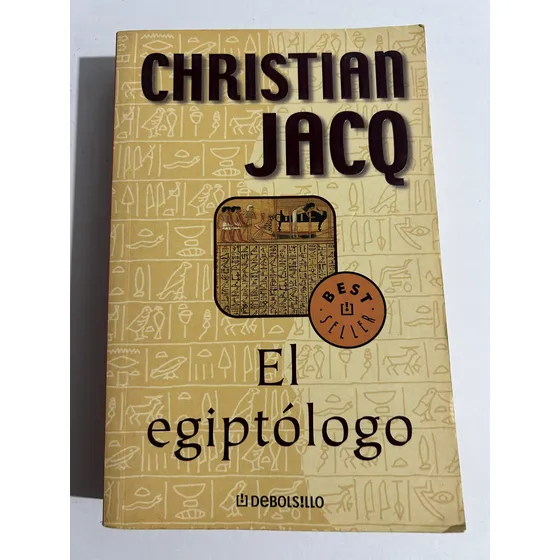 Libro El Egiptólogo - Christian Jacq - Muy Buen Estado