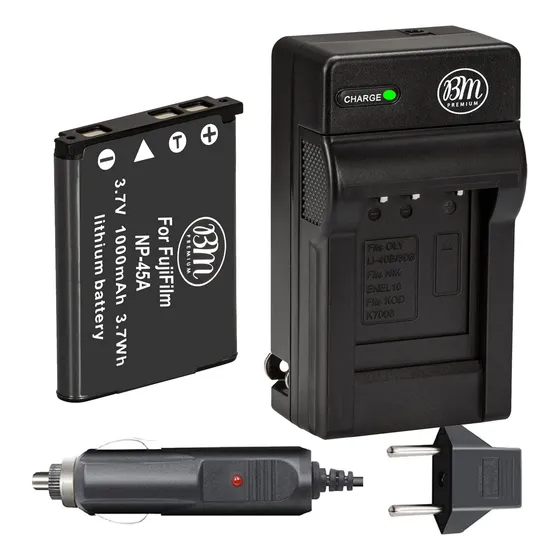Bm Premium Np45a Bateria Cargador Para Fujifilm Instax Mini