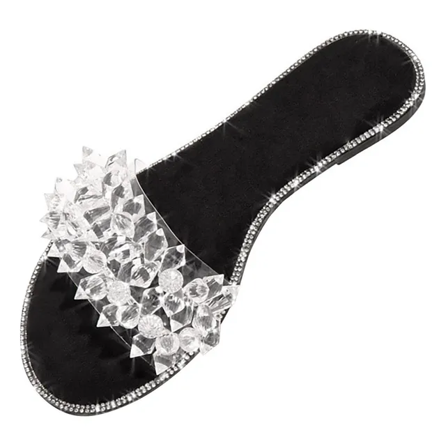 Yt Zapatillas Planas E Sandals Para Mujer, Con Remaches