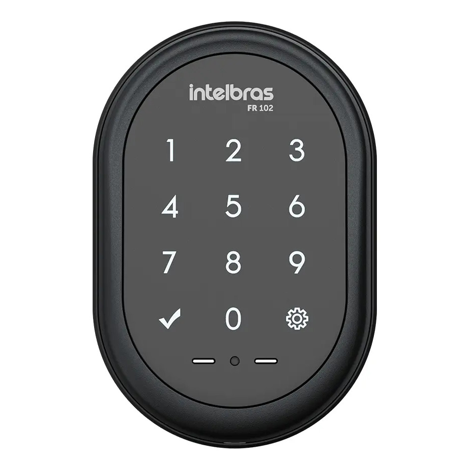 Fechadura Digital De Sobrepor Fr 102 Preto Intelbras