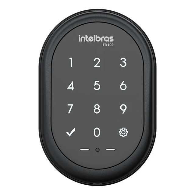 Fechadura Digital De Sobrepor Fr 102 Preto Intelbras