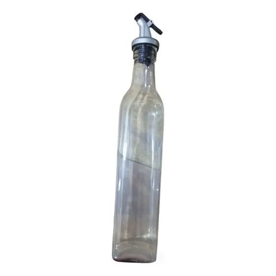 Botella O Dispensador En Vidrio Para Aceite Vinagre 500 Ml