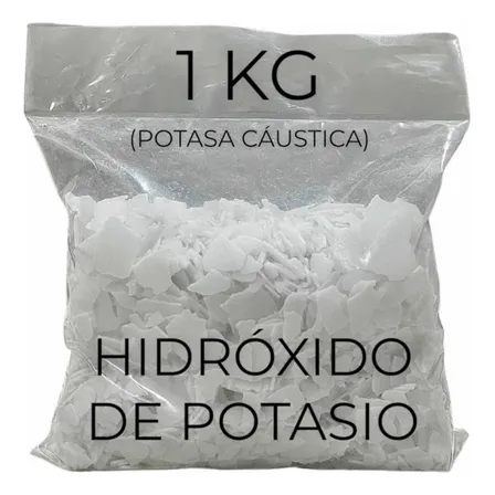 Potasa Cáustica En Escamas (hidróx*** De Potasio) 1kg