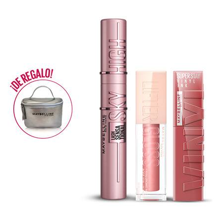 Set De Maquillaje Maybelline: Sky High Ws + Gloss + Vinyl Set De Maquillaje Maybelline: Sky High Ws + Gloss + Vinyl