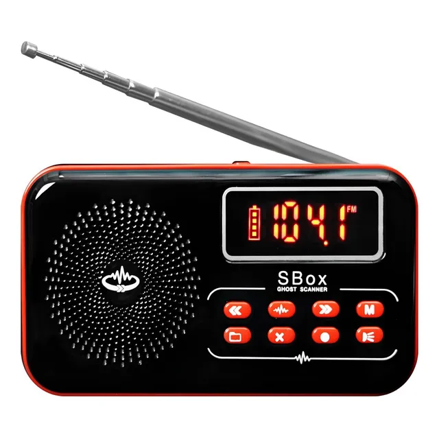 Sbox Ghost Scanner Spirit Box Gravador Evp Rádio Paranormal
