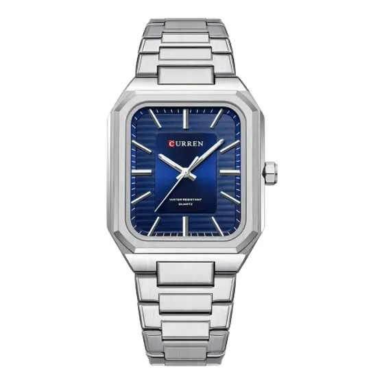 Reloj Para Hombre Curren 8458 Kree0502 Plateado