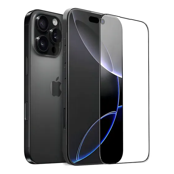 Protector Vidrio Templado PCSAC iPhone 16\u002FPlus\u002FPro\u002FMax Dureza 9H | Cuotas sin interés
