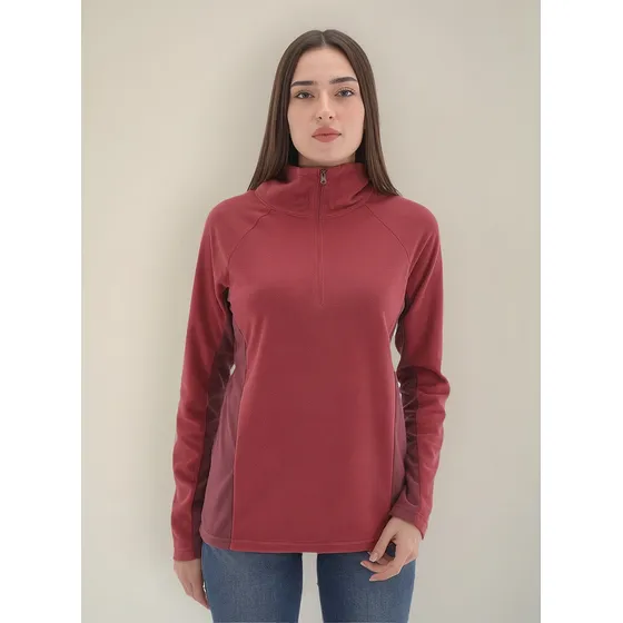 Buzo Mujer Columbia Glacial Iv Micropolar Medio Cierre