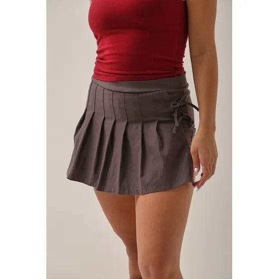 Short Pollera Tableada Azura Mujer Naif
