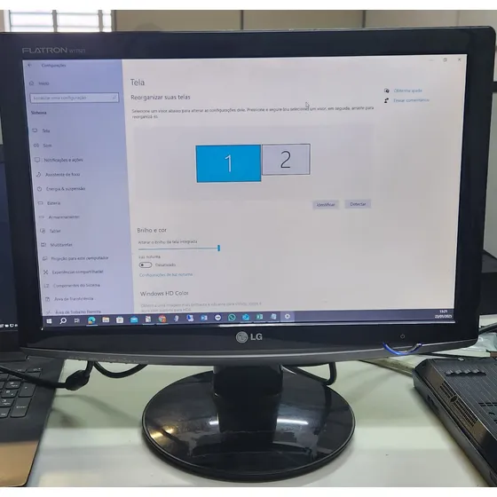 Monitor Lcd 17 LG W1752t Dvi Alta Resolução Preto